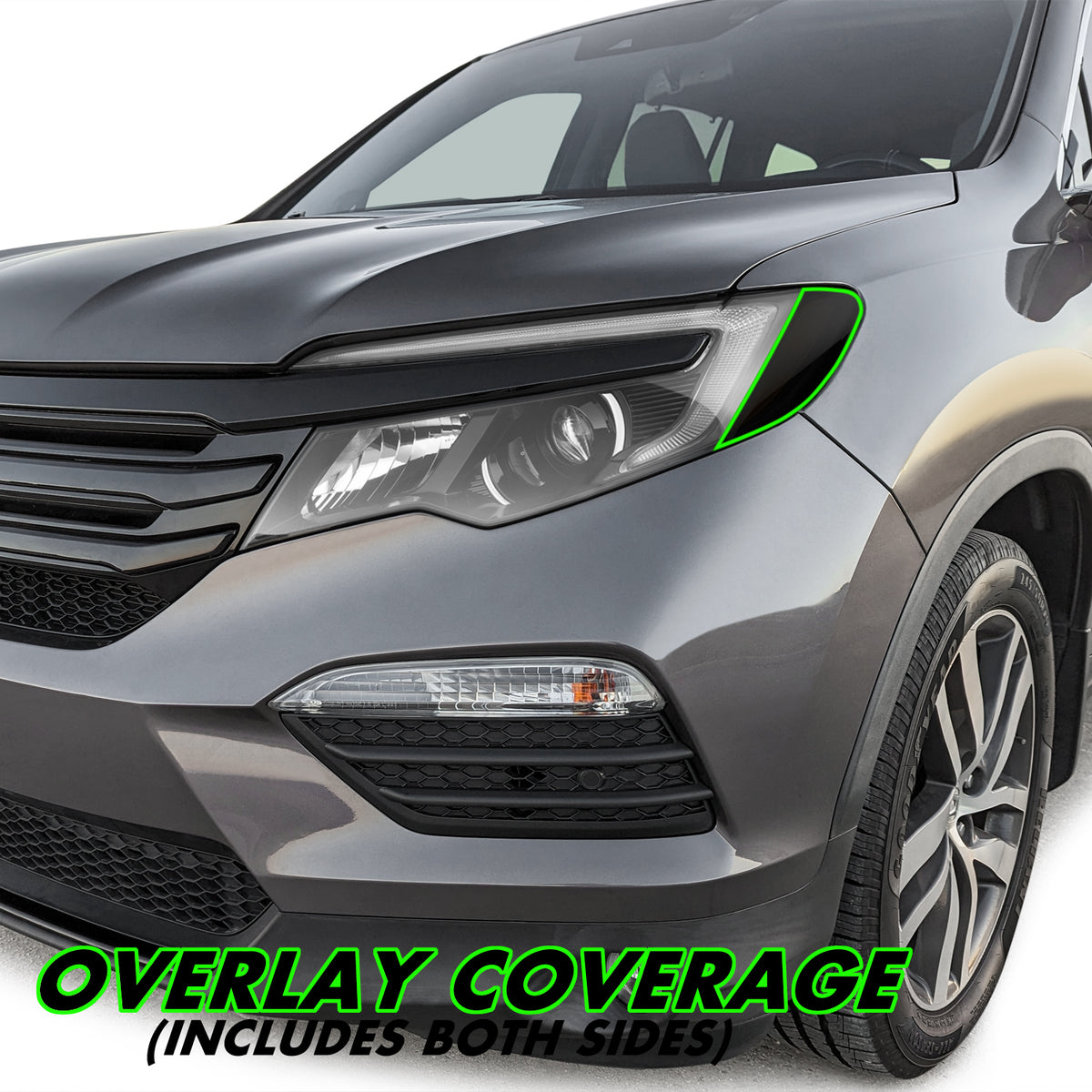 2016-2022 Honda Pilot | Headlight Side Marker PreCut Tint Overlays