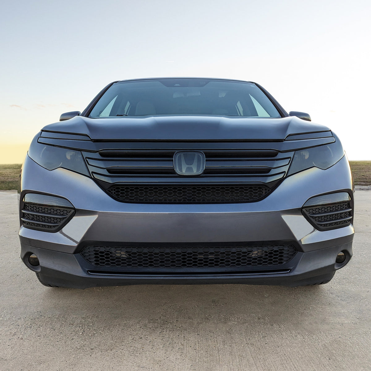 2016-2022 Honda Pilot | Lower Lip Trim Chrome Delete PreCut Vinyl Wrap