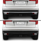 2016-2018 Honda Pilot | Rear Bumper Diffuser Trim Chrome Delete PreCut Vinyl Wrap