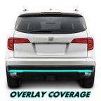 2016-2022 Honda Pilot | Rear Bumper Diffuser Trim Chrome Delete PreCut Vinyl Wrap