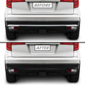2016-2022 Honda Pilot | Rear Bumper Diffuser Trim Chrome Delete PreCut Vinyl Wrap