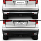 2016-2022 Honda Pilot | Rear Bumper Diffuser Trim Chrome Delete PreCut Vinyl Wrap
