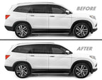 2016-2022 Honda Pilot | Window Trim Chrome Delete PreCut Vinyl Wrap