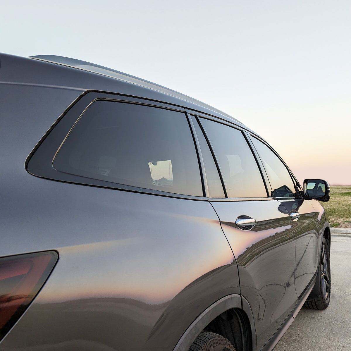 2016-2022 Honda Pilot | Window Trim Chrome Delete PreCut Vinyl Wrap