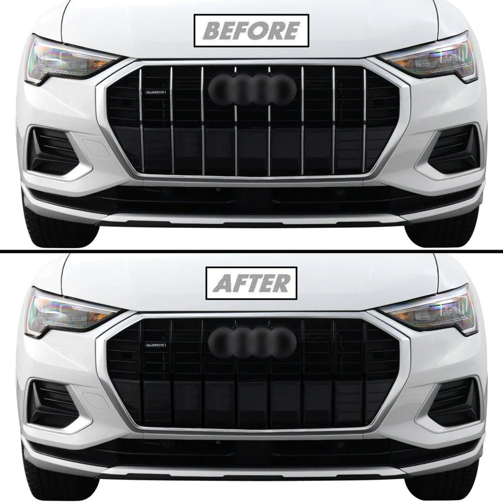 2019-2023 Audi Q3 | Inner Front Grill Trim Chrome Delete PreCut Vinyl Wrap