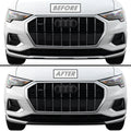 2019-2023 Audi Q3 | Front Bumper Lower Lip Trim Chrome Delete PreCut Vinyl Wrap