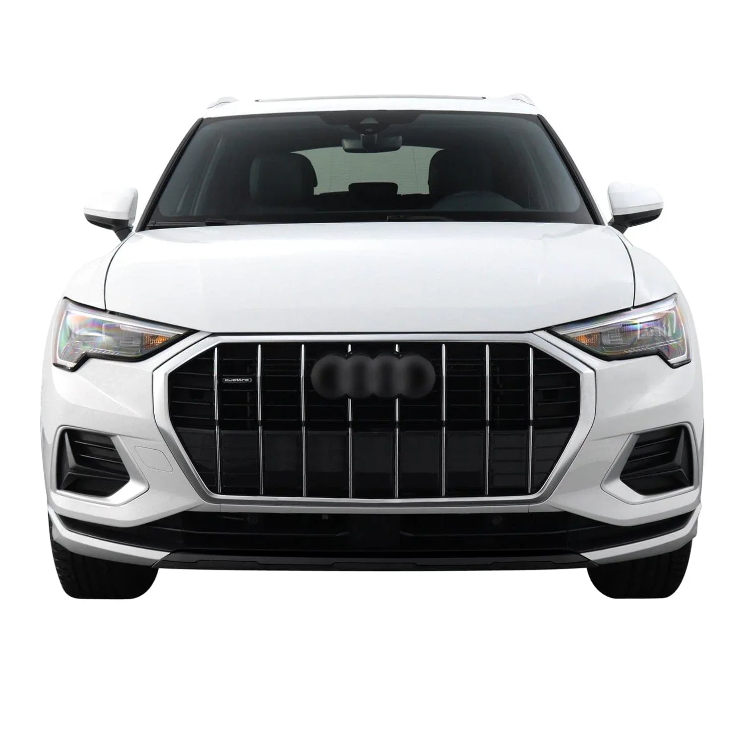2019-2023 Audi Q3 | Front Bumper Lower Lip Trim Chrome Delete PreCut Vinyl Wrap