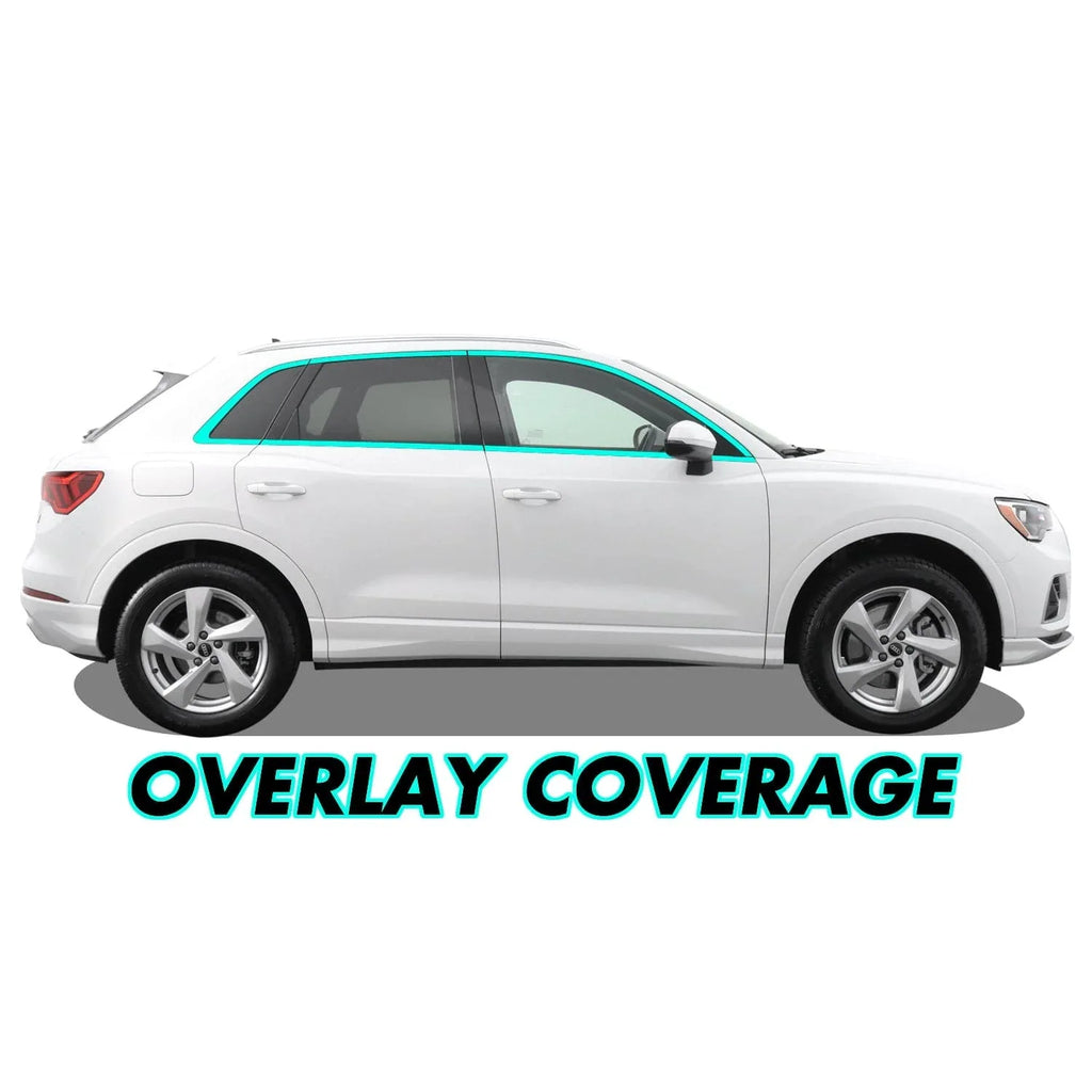 2019-2023 Audi Q3 | Window Trim Chrome Delete PreCut Vinyl Wrap