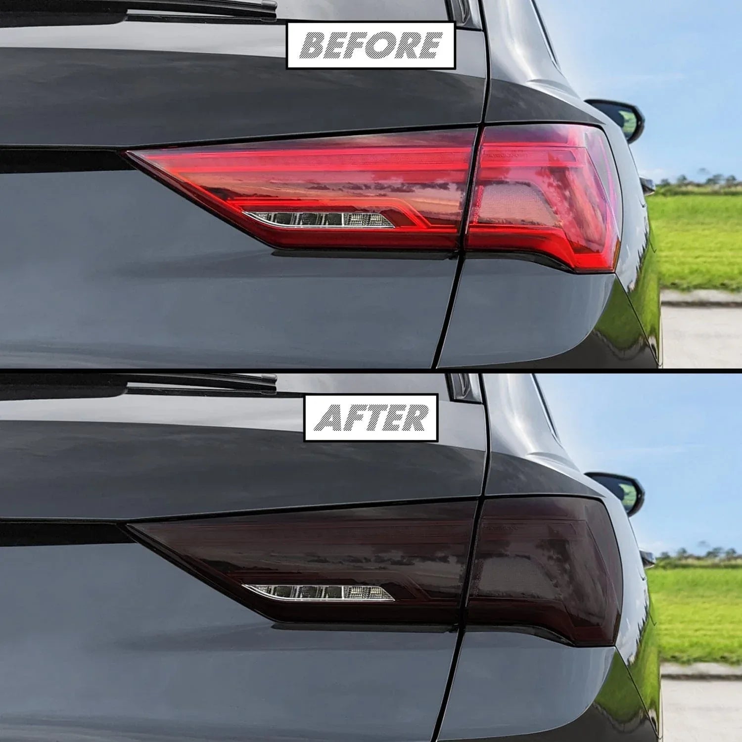 2019-2024 Audi Q3 | Tail Light Cutout PreCut Tint Overlays