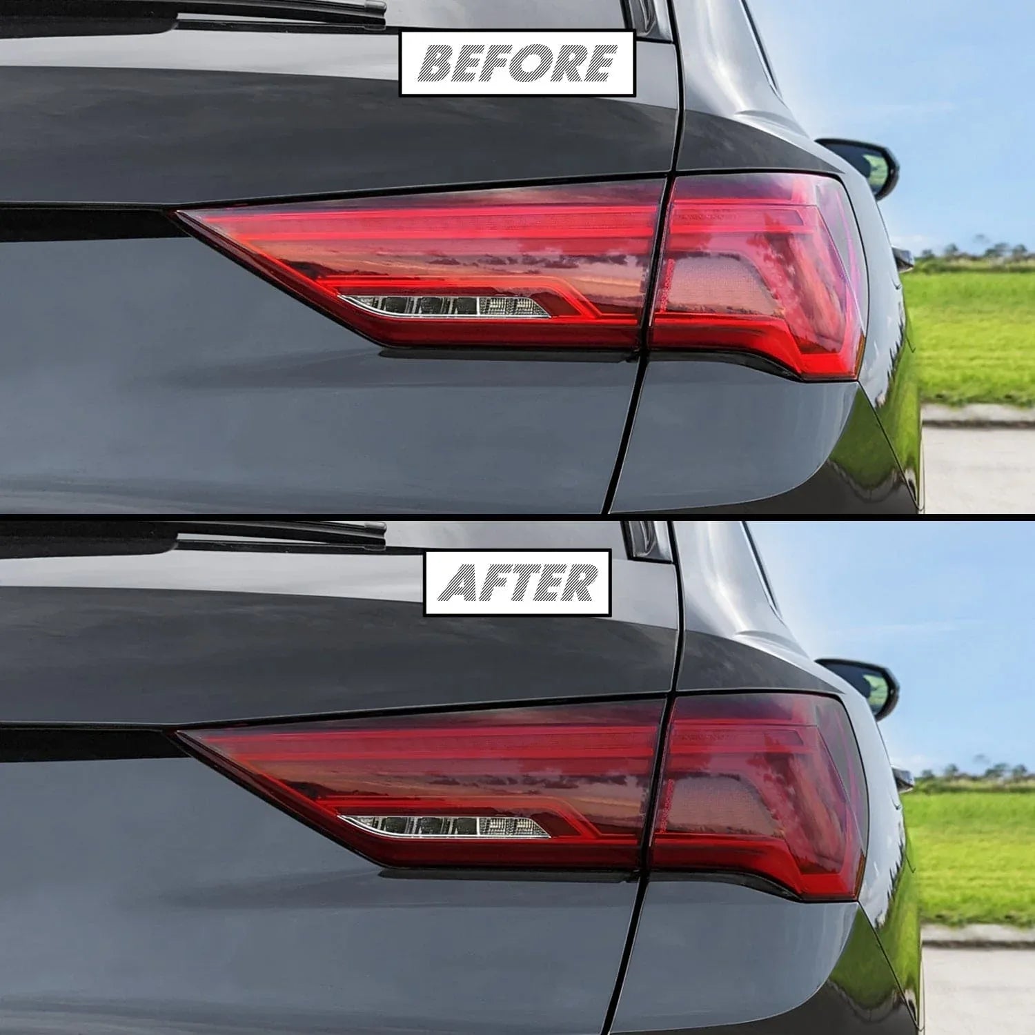 2019-2024 Audi Q3 | Tail Light Cutout PreCut Tint Overlays