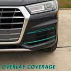 2018-2020 Audi Q5 | Front Bumper Side Grill Trim Chrome Delete PreCut Vinyl Wrap