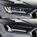 2020-2024 Audi Q7 | Matrix Headlight DRL Cutout PreCut Tint Overlays