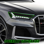 2020-2024 Audi Q7 | Matrix Headlight DRL Cutout PreCut Tint Overlays