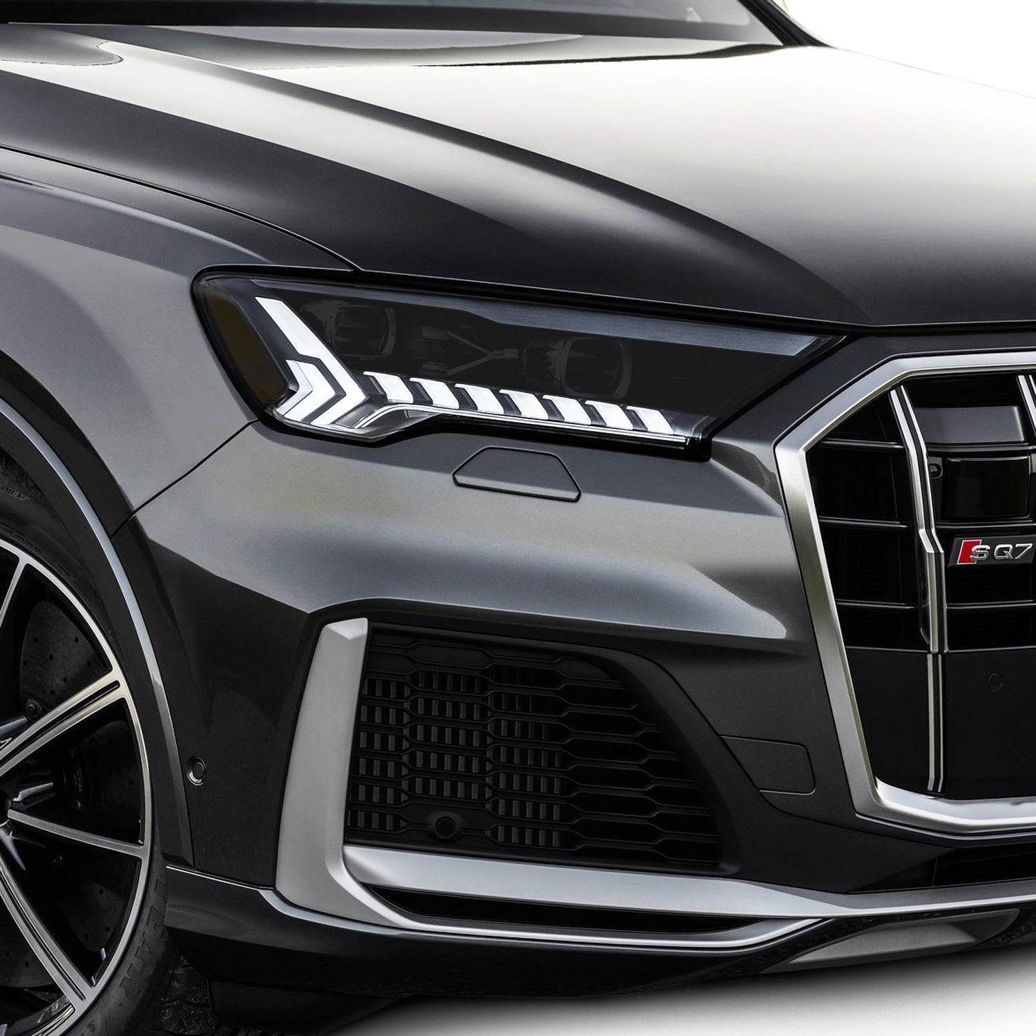 2020-2024 Audi Q7 | Matrix Headlight DRL Cutout PreCut Tint Overlays