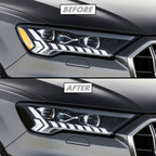 2020-2024 Audi Q7 | Headlight Side Marker PreCut Tint Overlays