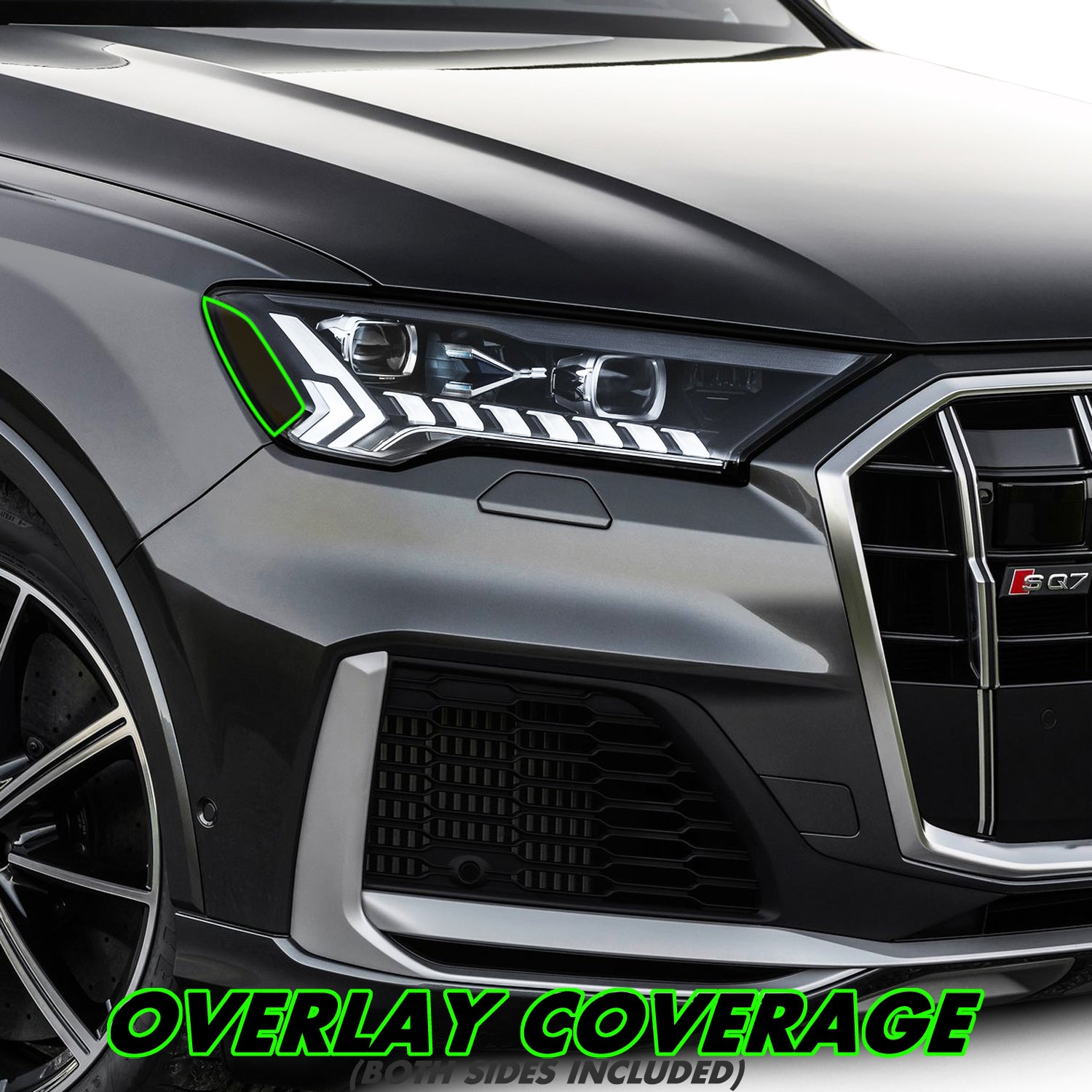 2020-2024 Audi Q7 | Headlight Side Marker PreCut Tint Overlays