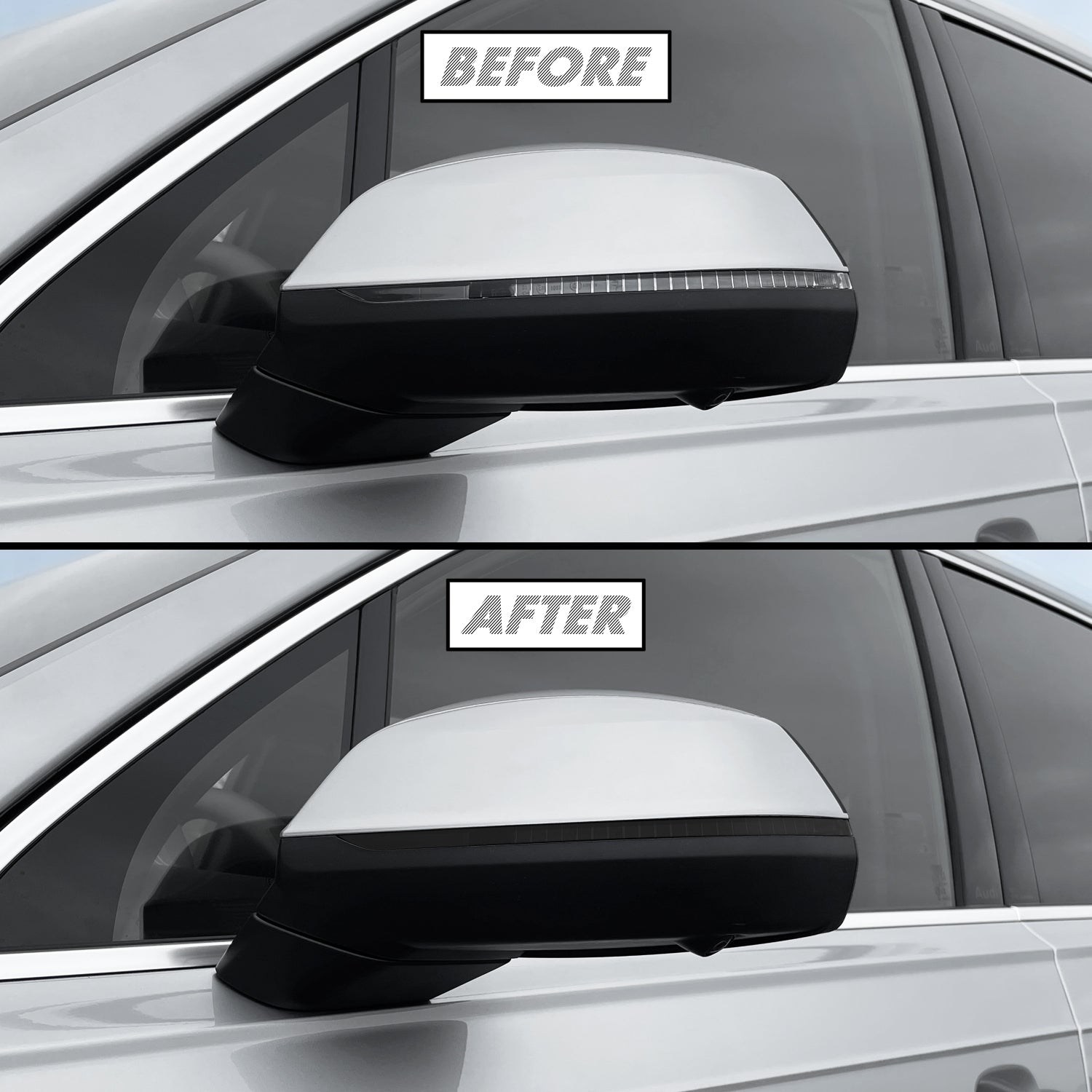 2020-2024 Audi Q7 | Mirror Turn Signal PreCut Tint Overlays