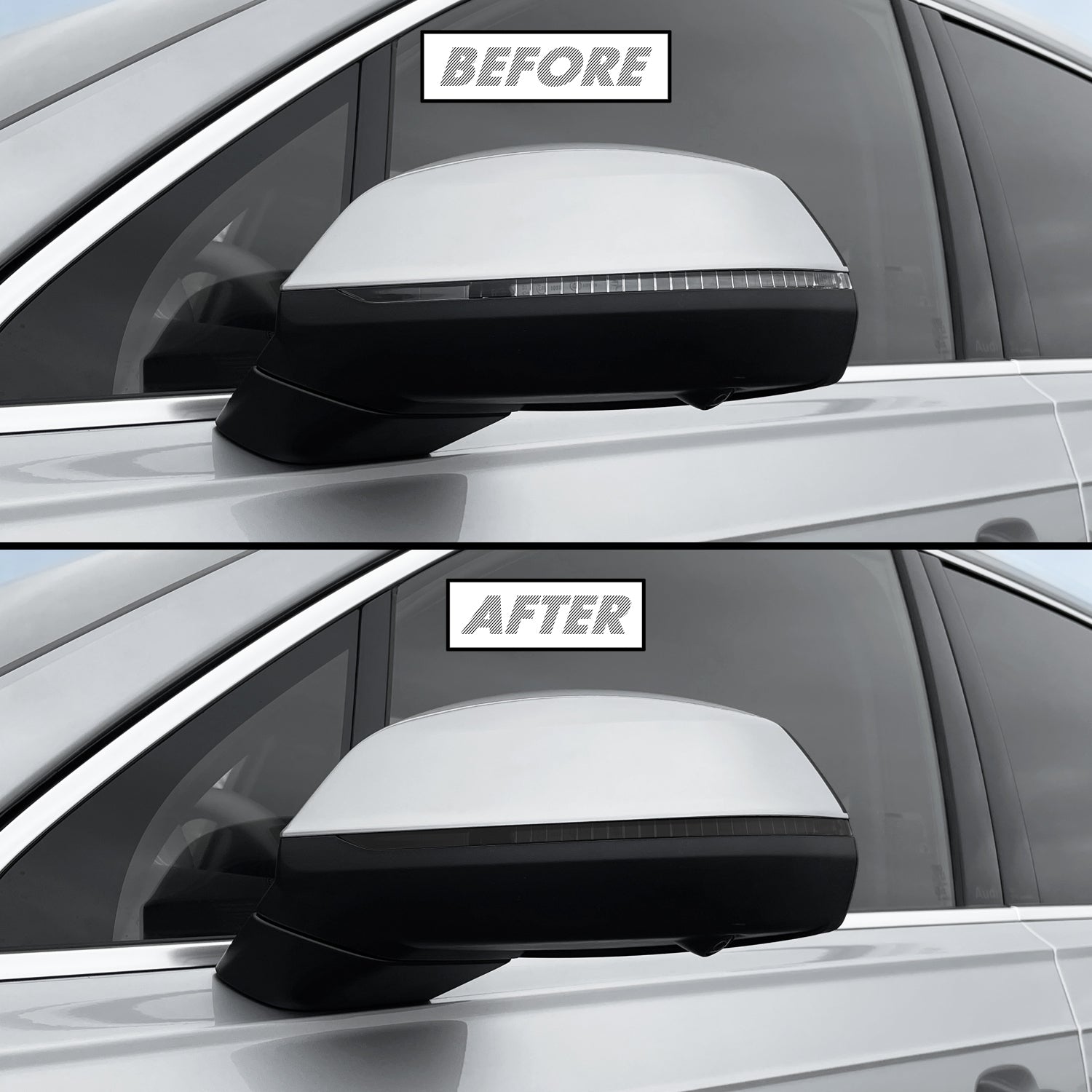 2020-2024 Audi Q7 | Mirror Turn Signal PreCut Tint Overlays