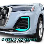 2025-2026 Audi Q7 | Front Bumper Side Vent Trim Chrome Delete PreCut Vinyl Wrap