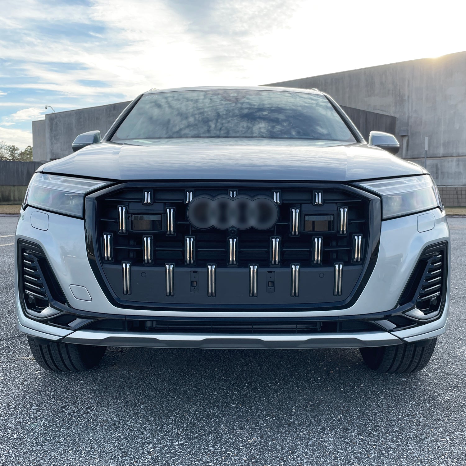 2025-2026 Audi Q7 | Front Bumper Side Vent Trim Chrome Delete PreCut Vinyl Wrap