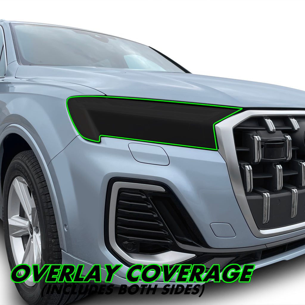 2025-2026 Audi Q7 | Headlight PreCut Tint Overlays