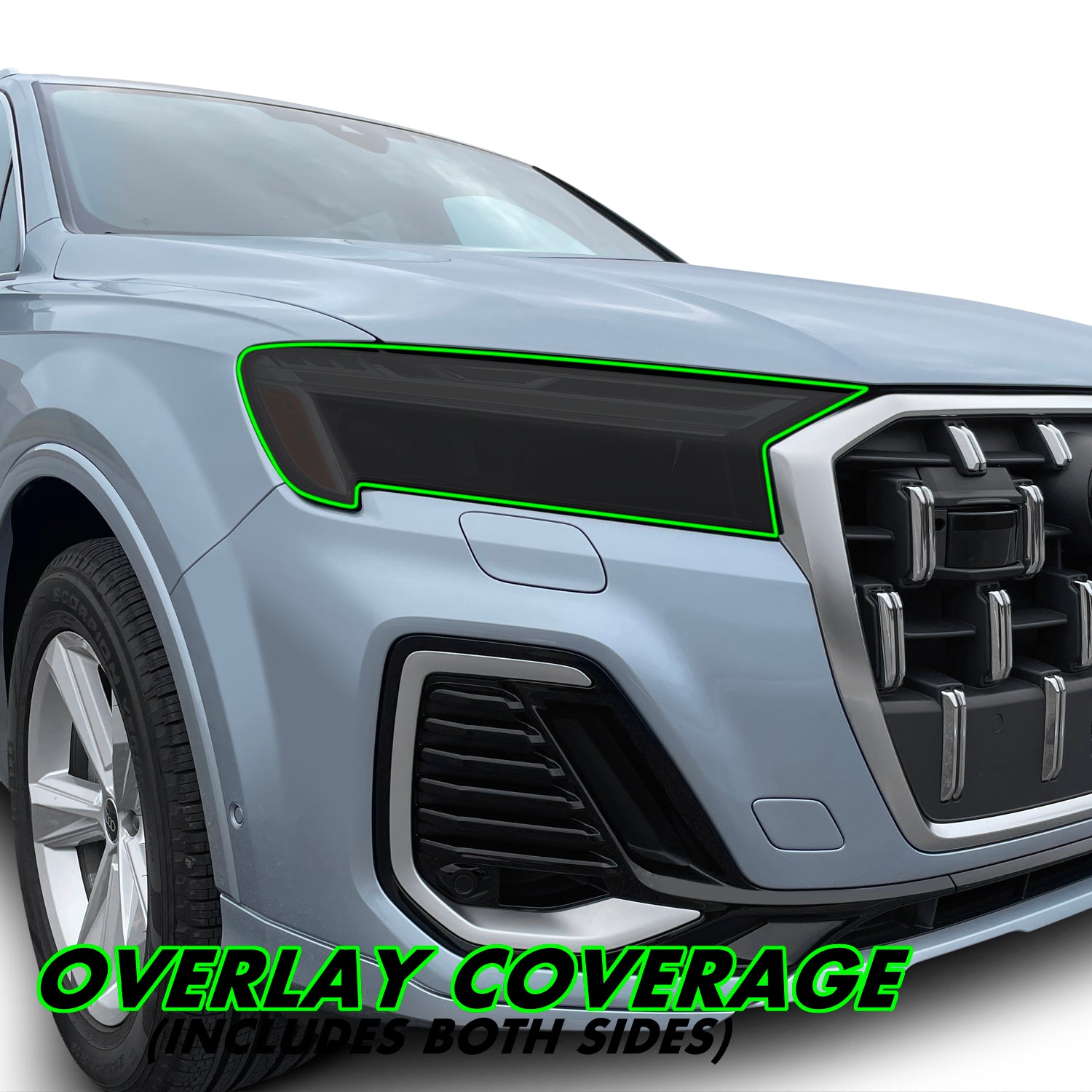 2025-2026 Audi Q7 | Headlight PreCut Tint Overlays