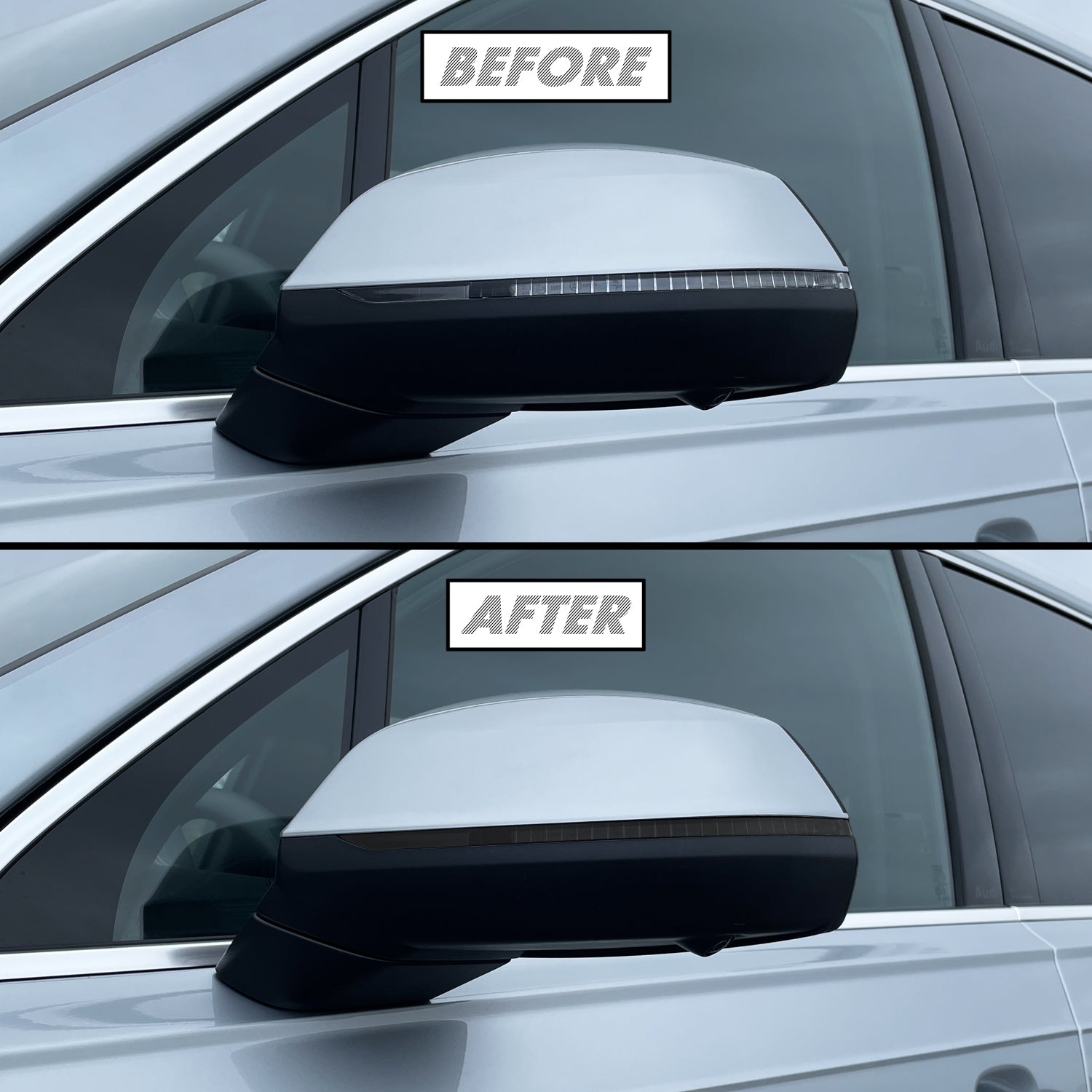 2025-2026 Audi Q7 | Mirror Turn Signal PreCut Tint Overlays