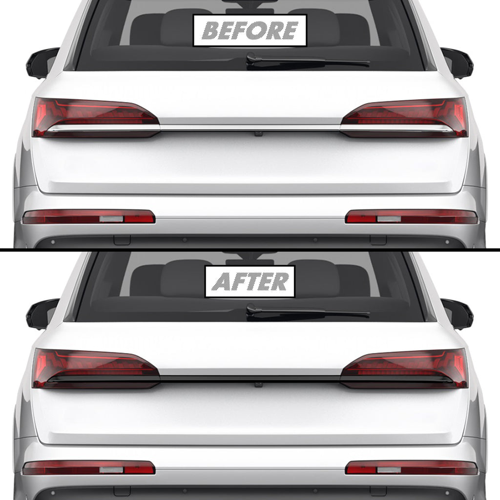 2025-2026 Audi Q7 | Tailgate Trim Chrome Delete PreCut Vinyl Wrap