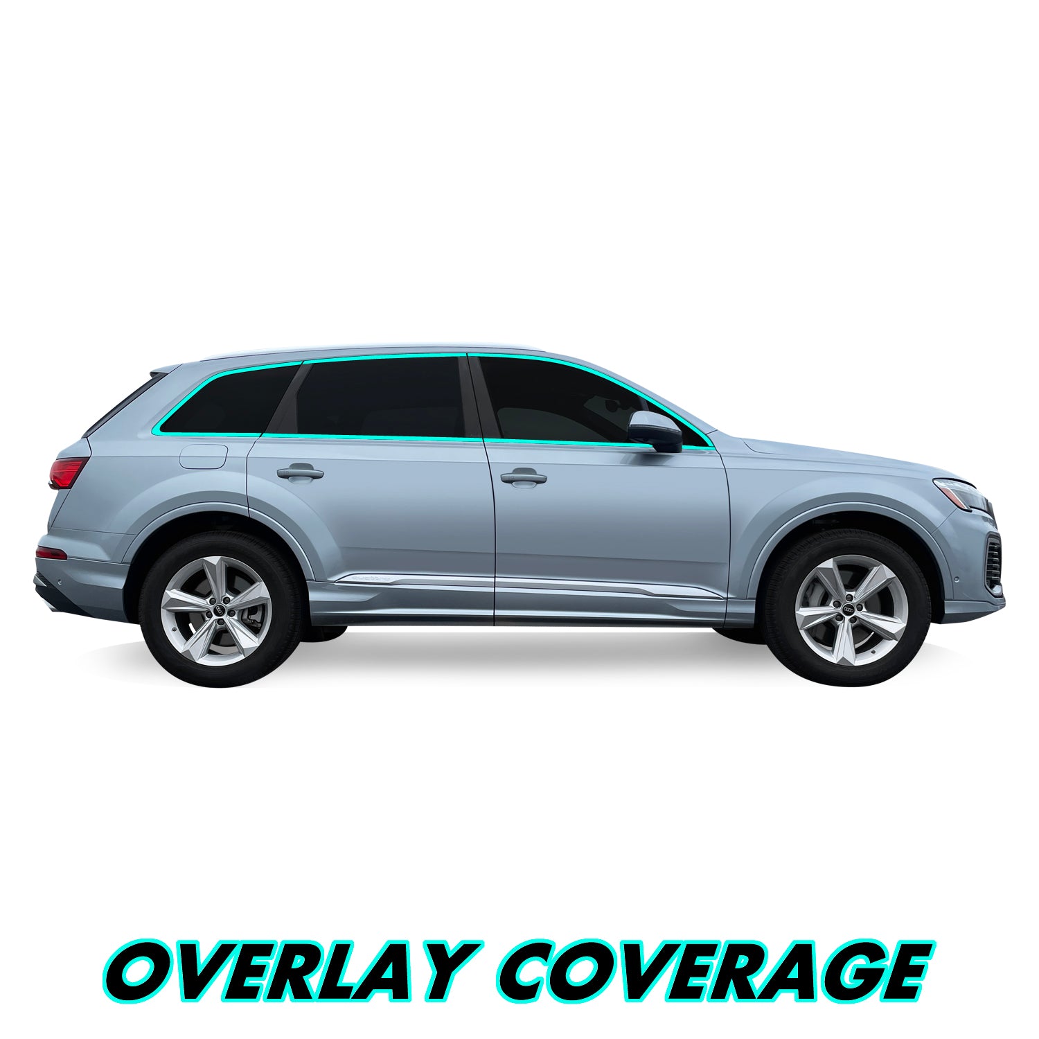 2025-2026 Audi Q7 | Window Trim Chrome Delete PreCut Vinyl Wrap
