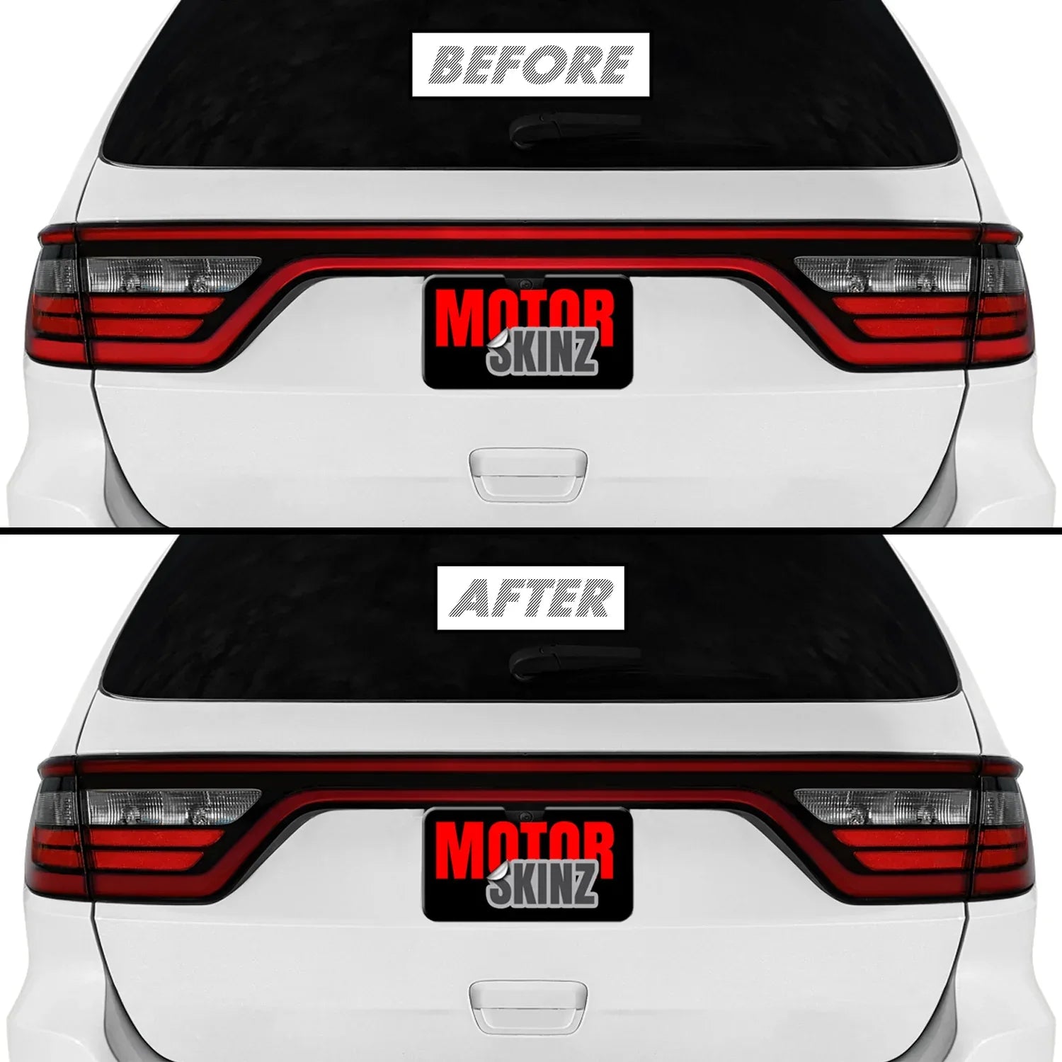 2014-2026 Dodge Durango | Tail Light Race Track PreCut Tint Overlays