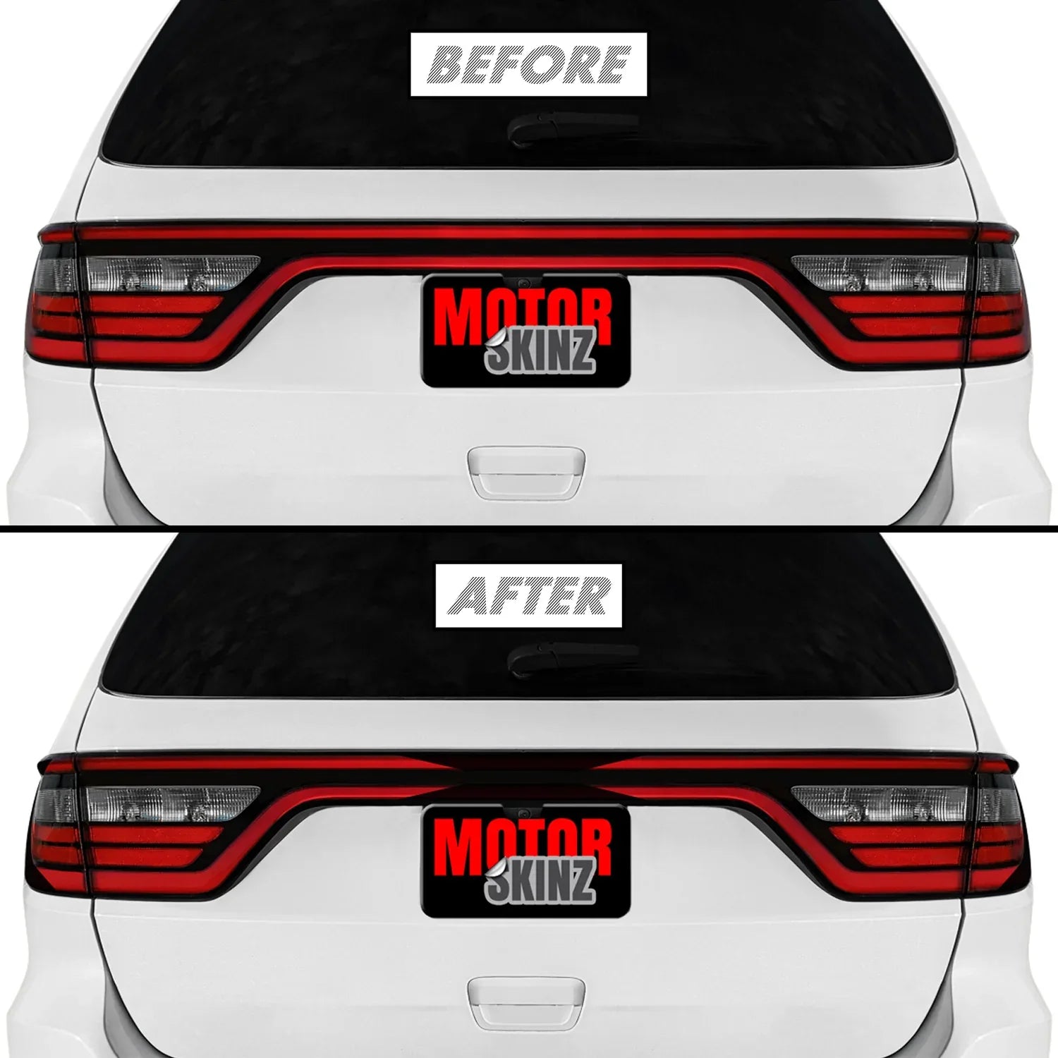 2014-2026 Dodge Durango | Tail Light Race Track PreCut Tint Overlays