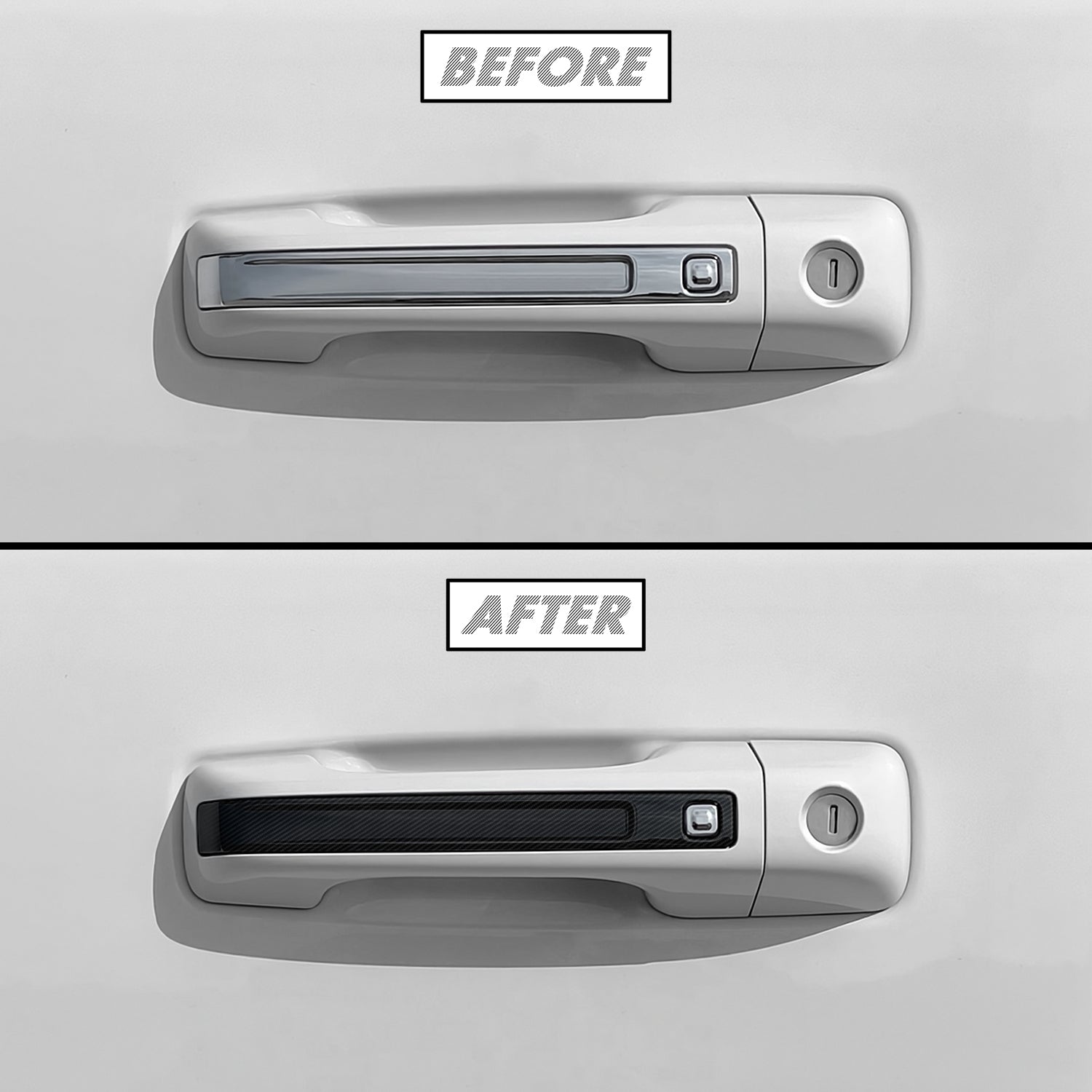 2019-2023 Dodge Ram 1500 | Door Handle Chrome Delete PreCut Vinyl Wrap