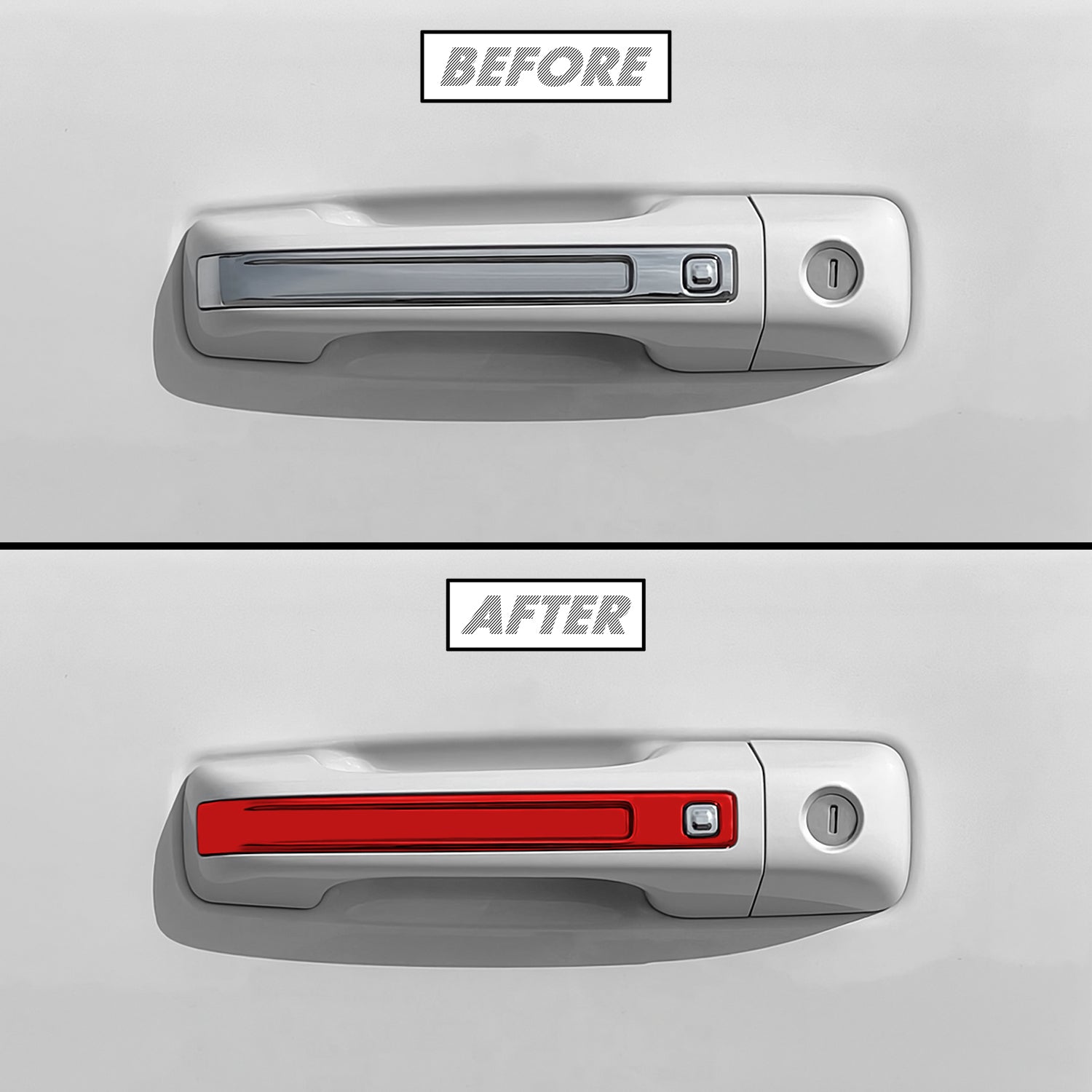 2019-2023 Dodge Ram 1500 | Door Handle Chrome Delete PreCut Vinyl Wrap