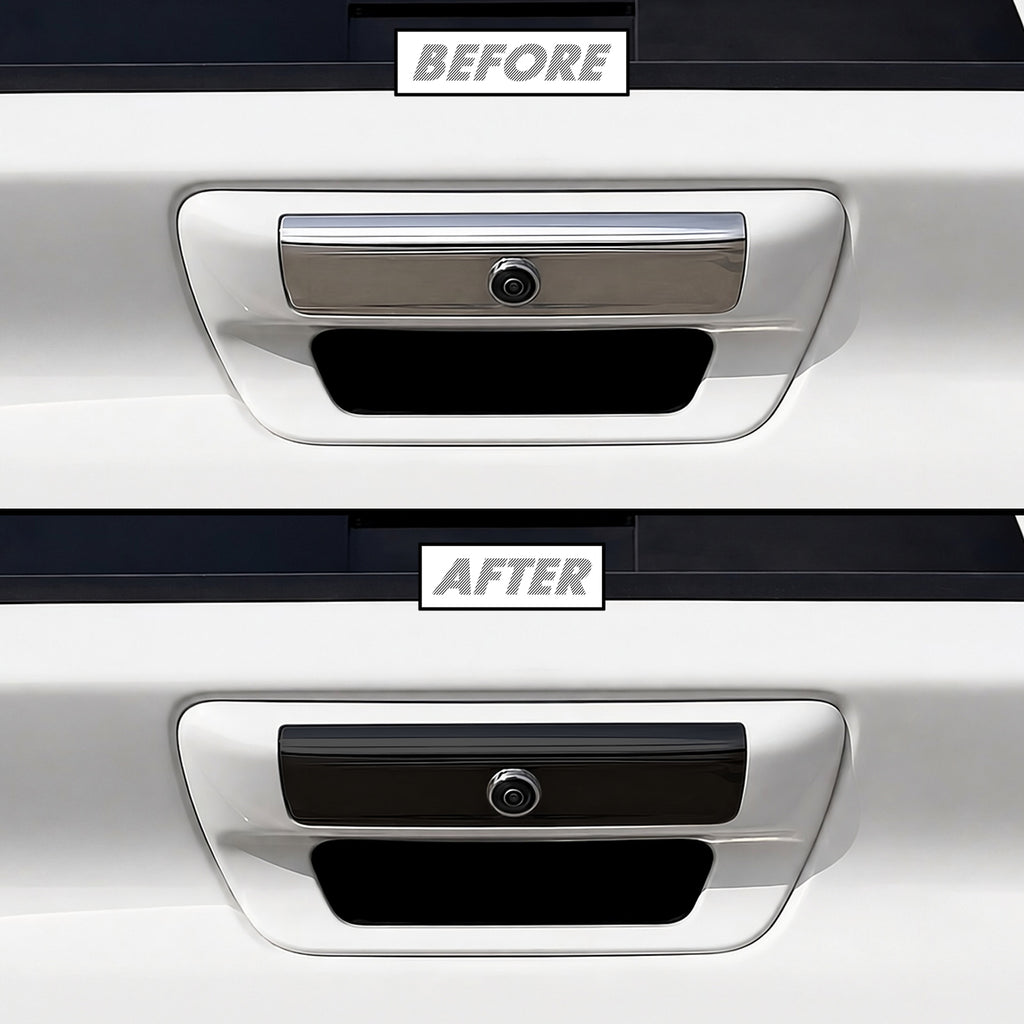 2019-2023 Dodge Ram 1500 | Tailgate Camera Trim Chrome Delete PreCut Vinyl Wrap
