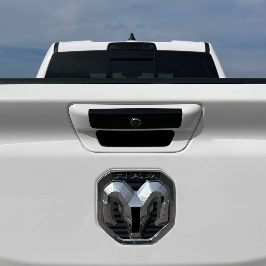 2019-2023 Dodge Ram 1500 | Tailgate Camera Trim Chrome Delete PreCut Vinyl Wrap