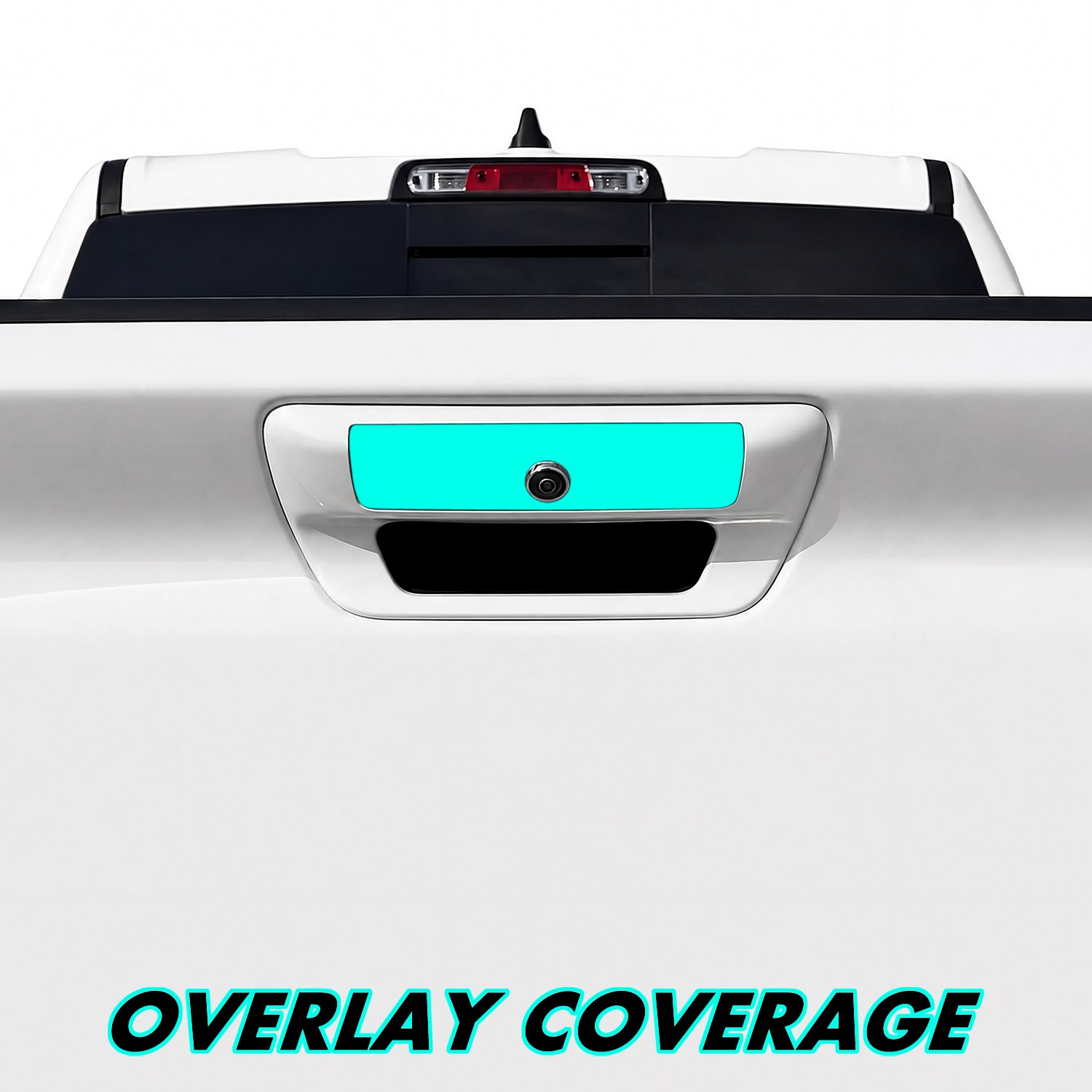 2019-2023 Dodge Ram 1500 | Tailgate Camera Trim Chrome Delete PreCut Vinyl Wrap