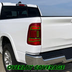 2019-2024 Dodge Ram 1500 | Turn Signal & Reverse Light PreCut Tint Overlays