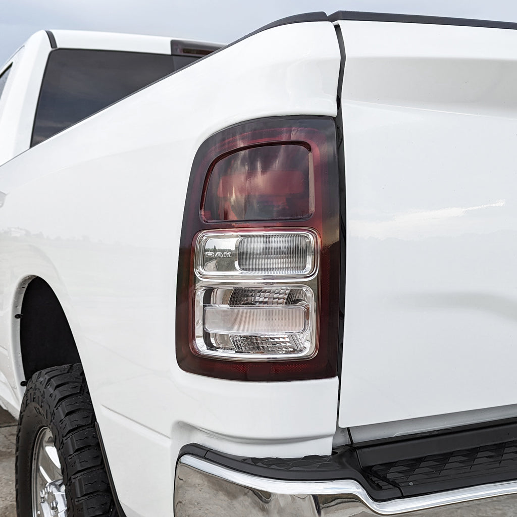 2019-2024 Dodge Ram | Halogen Tail Light Cutout PreCut Tint Overlays