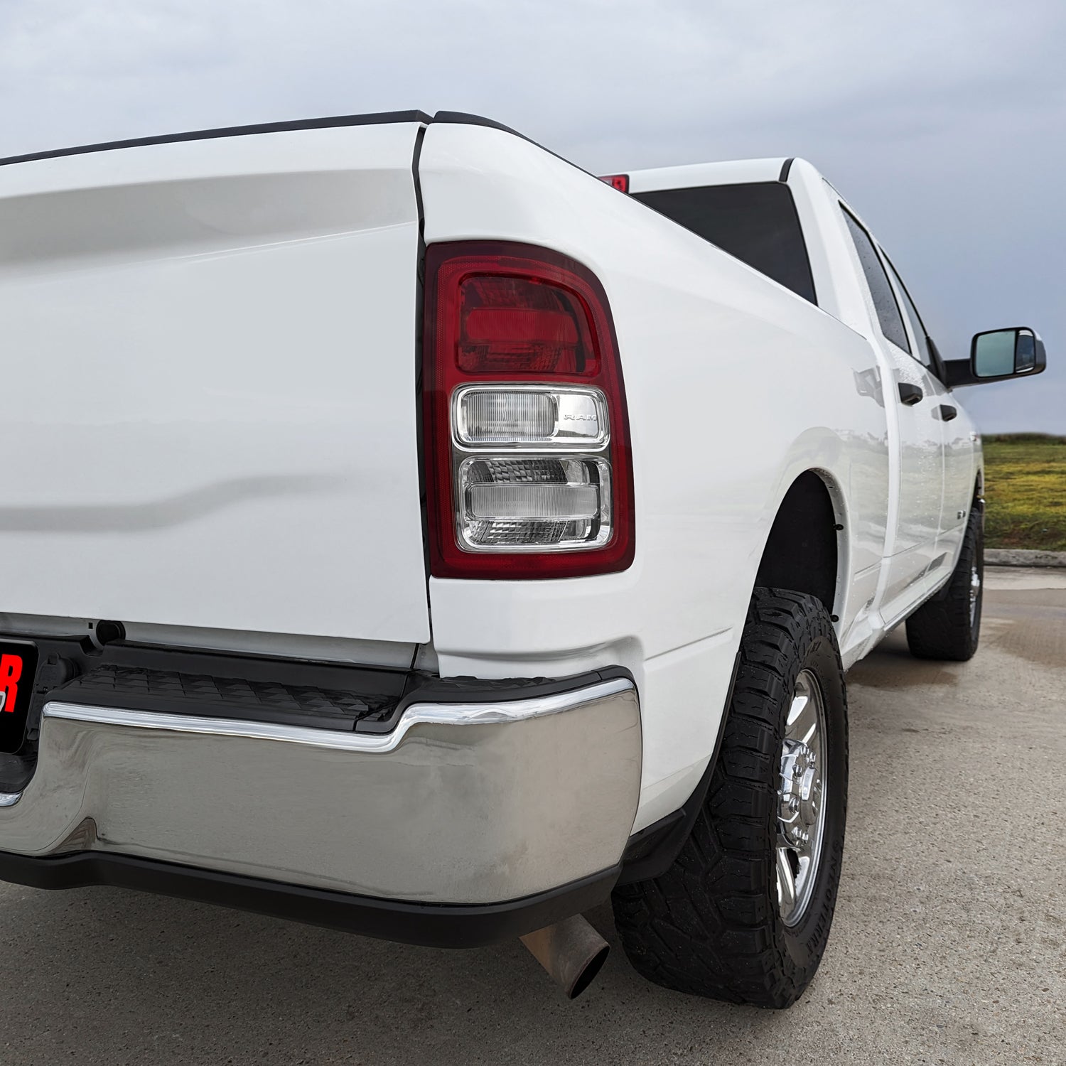 2019-2024 Dodge Ram | Halogen Tail Light Cutout PreCut Tint Overlays