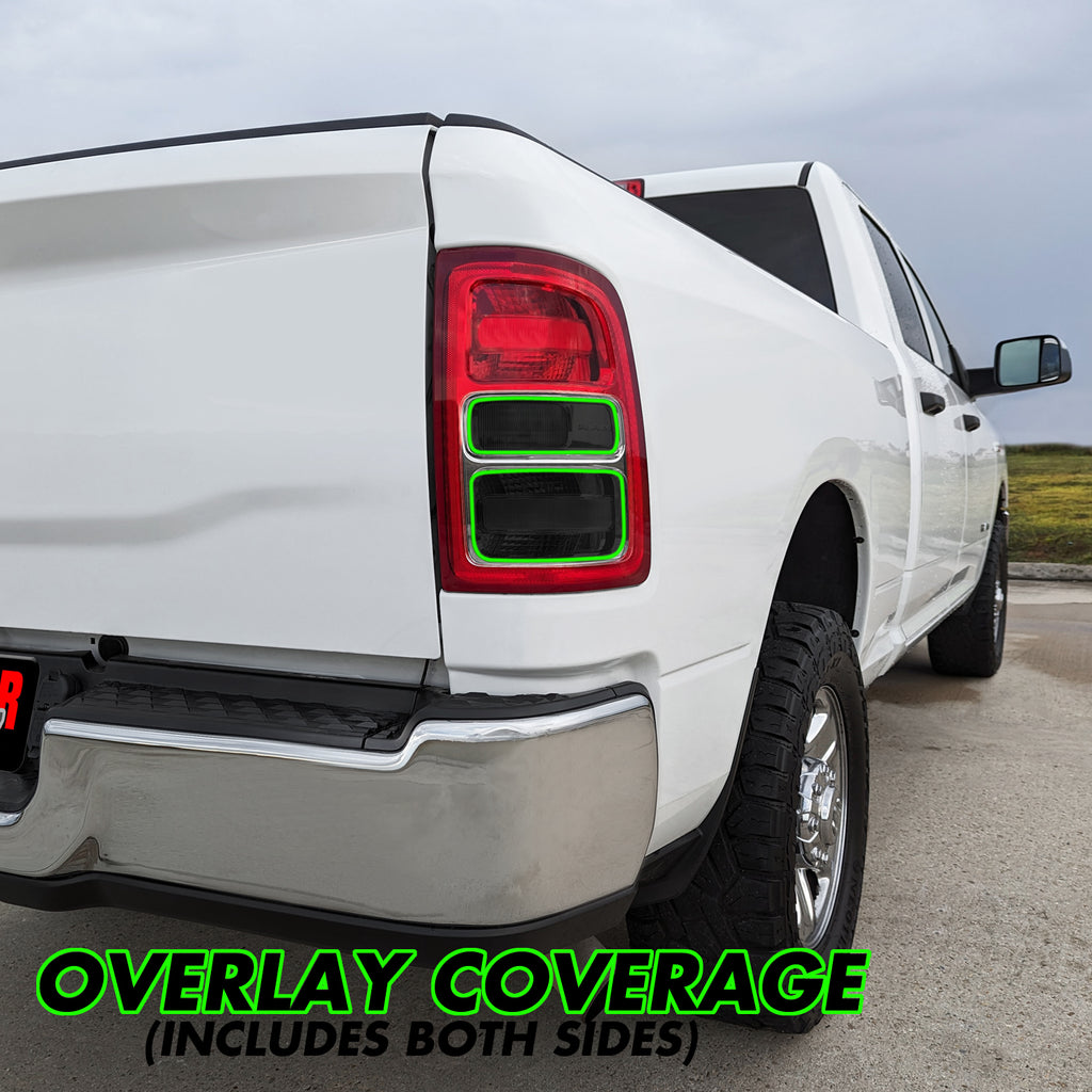 2019-2024 Dodge Ram | Halogen Turn Signal & Reverse Light PreCut Tint Overlays