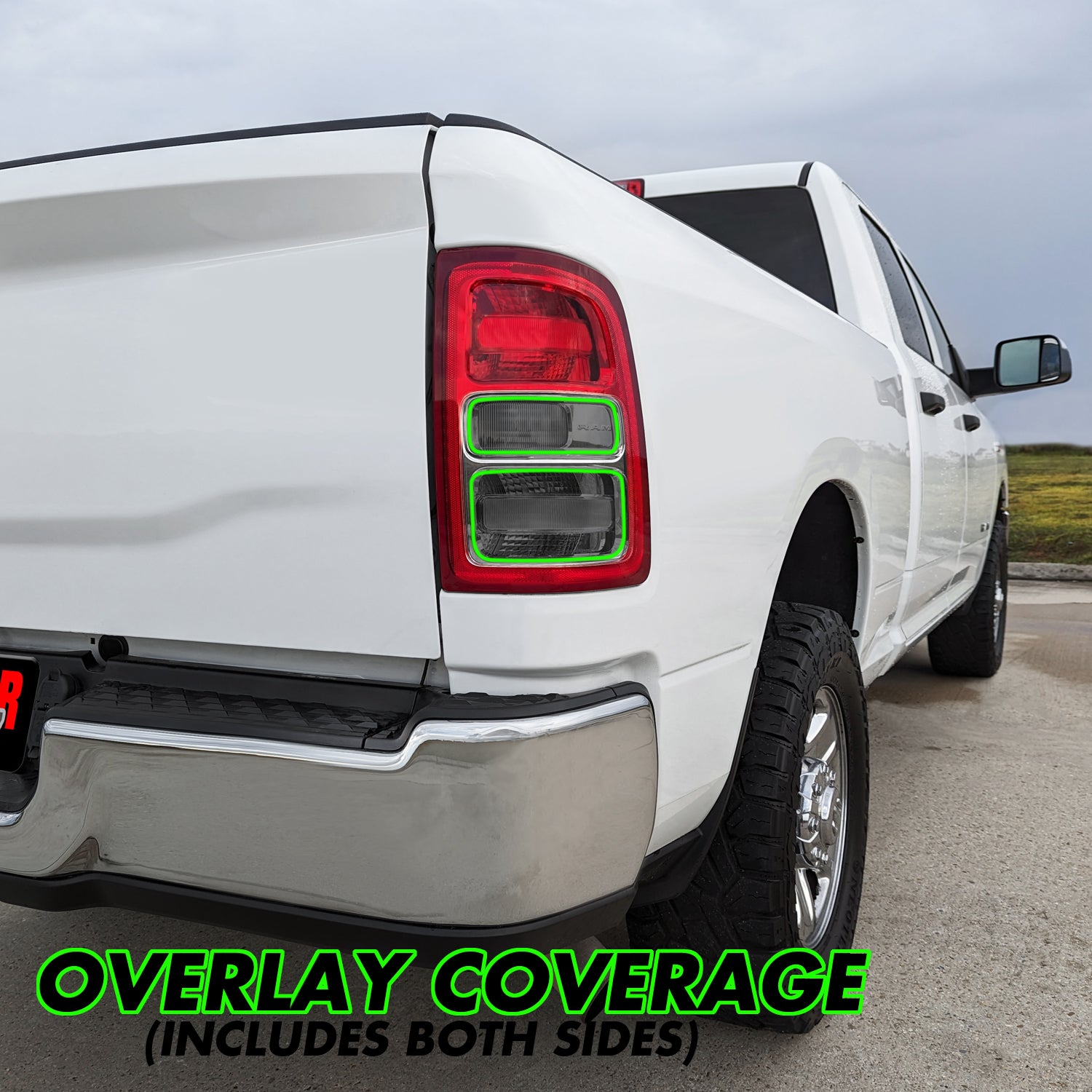 2019-2024 Dodge Ram | Halogen Turn Signal & Reverse Light PreCut Tint Overlays