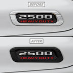 2019-2024 Dodge Ram 2500 | Hood Emblem Trim Chrome Delete PreCut Vinyl Wrap