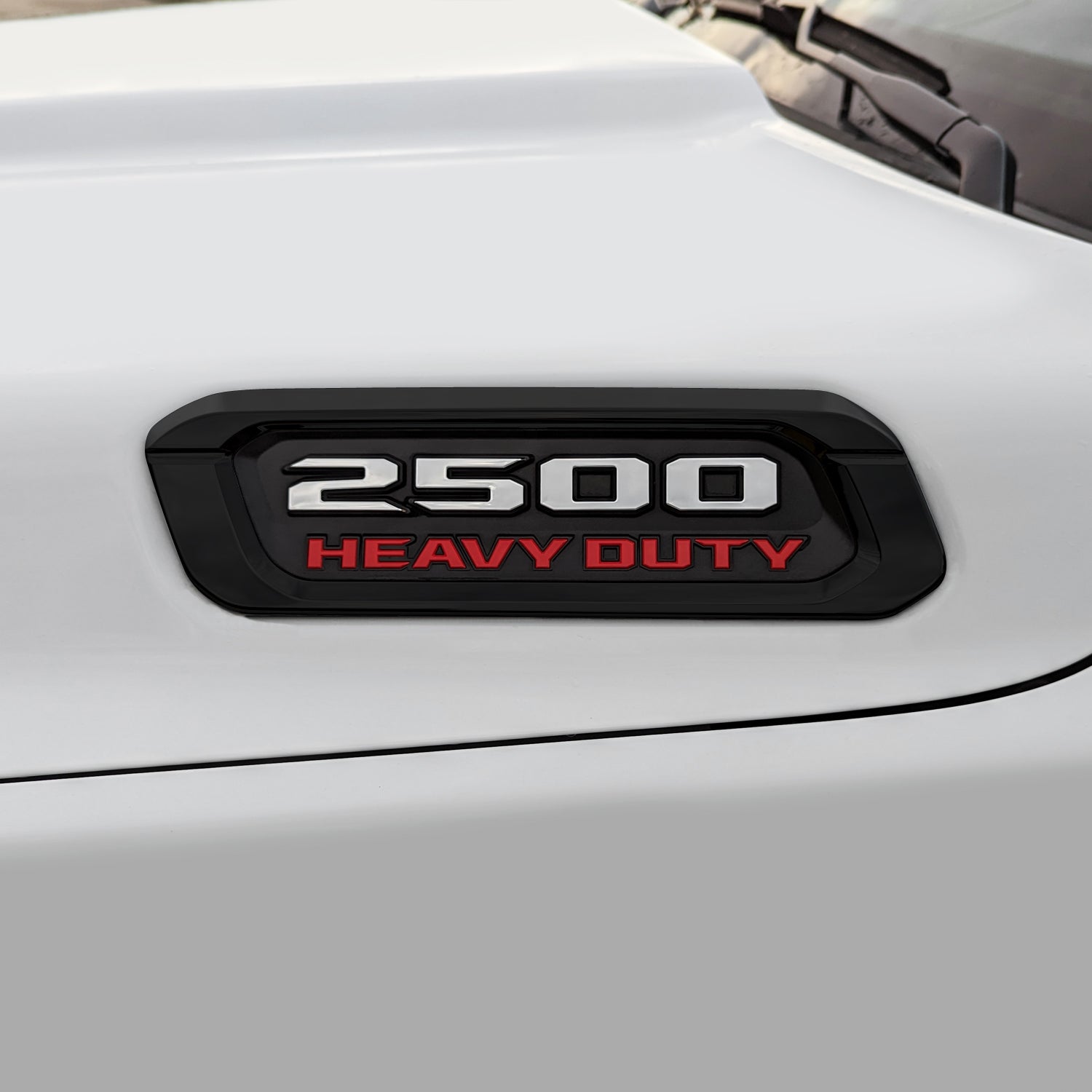 2019-2024 Dodge Ram 2500 | Hood Emblem Trim Chrome Delete PreCut Vinyl Wrap