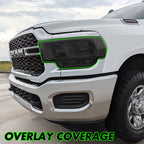 2019-2024 Dodge Ram 2500 / 3500 | Headlight PreCut Tint Overlays