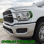 2019-2024 Dodge Ram 2500 / 3500 | Headlight Side Marker PreCut Tint Overlays