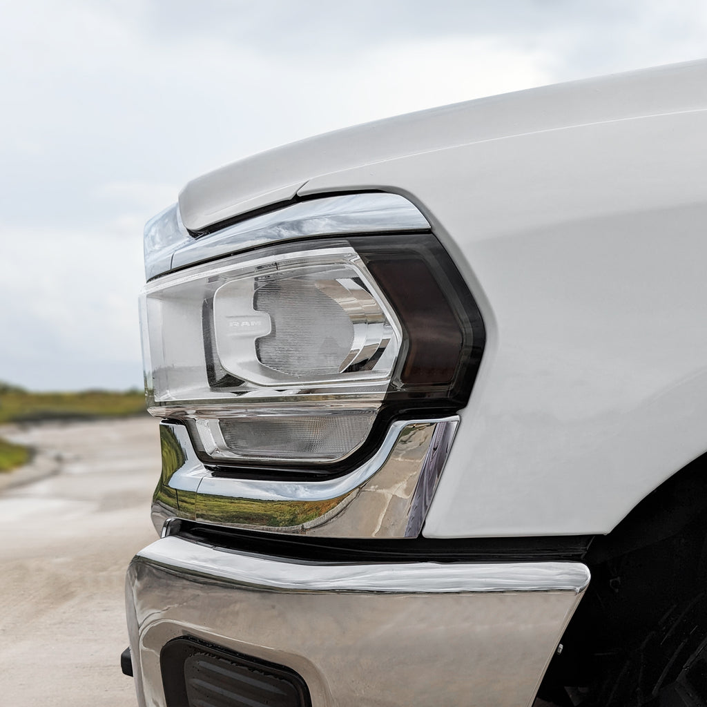 2019-2024 Dodge Ram 2500 / 3500 | Headlight Side Marker PreCut Tint Overlays