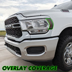 2019-2024 Dodge Ram 2500 / 3500 | Headlight Side Marker PreCut Tint Overlays