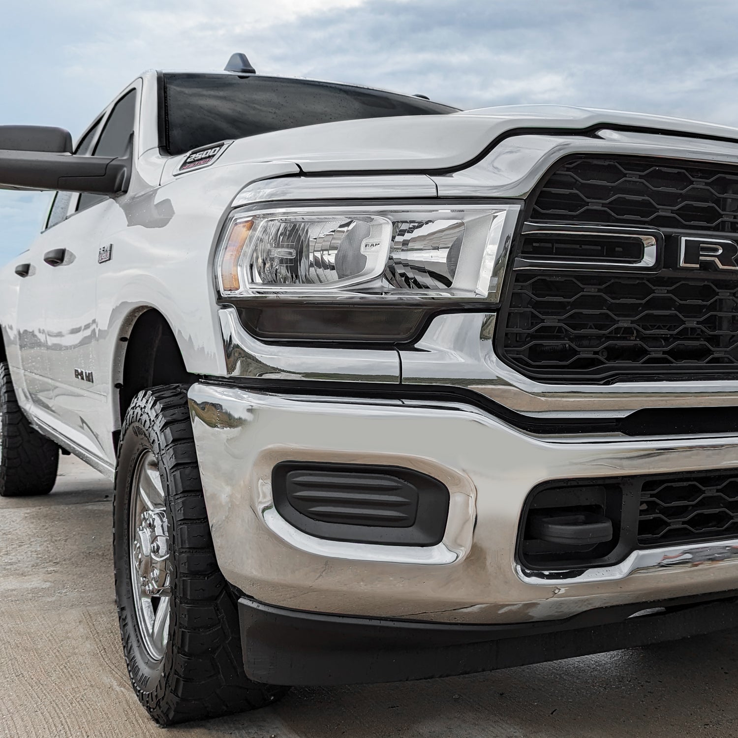 2019-2024 Dodge Ram 2500 / 3500  | Headlight Turn Signal PreCut Tint Overlays