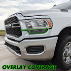2019-2024 Dodge Ram 2500 / 3500  | Headlight Turn Signal PreCut Tint Overlays