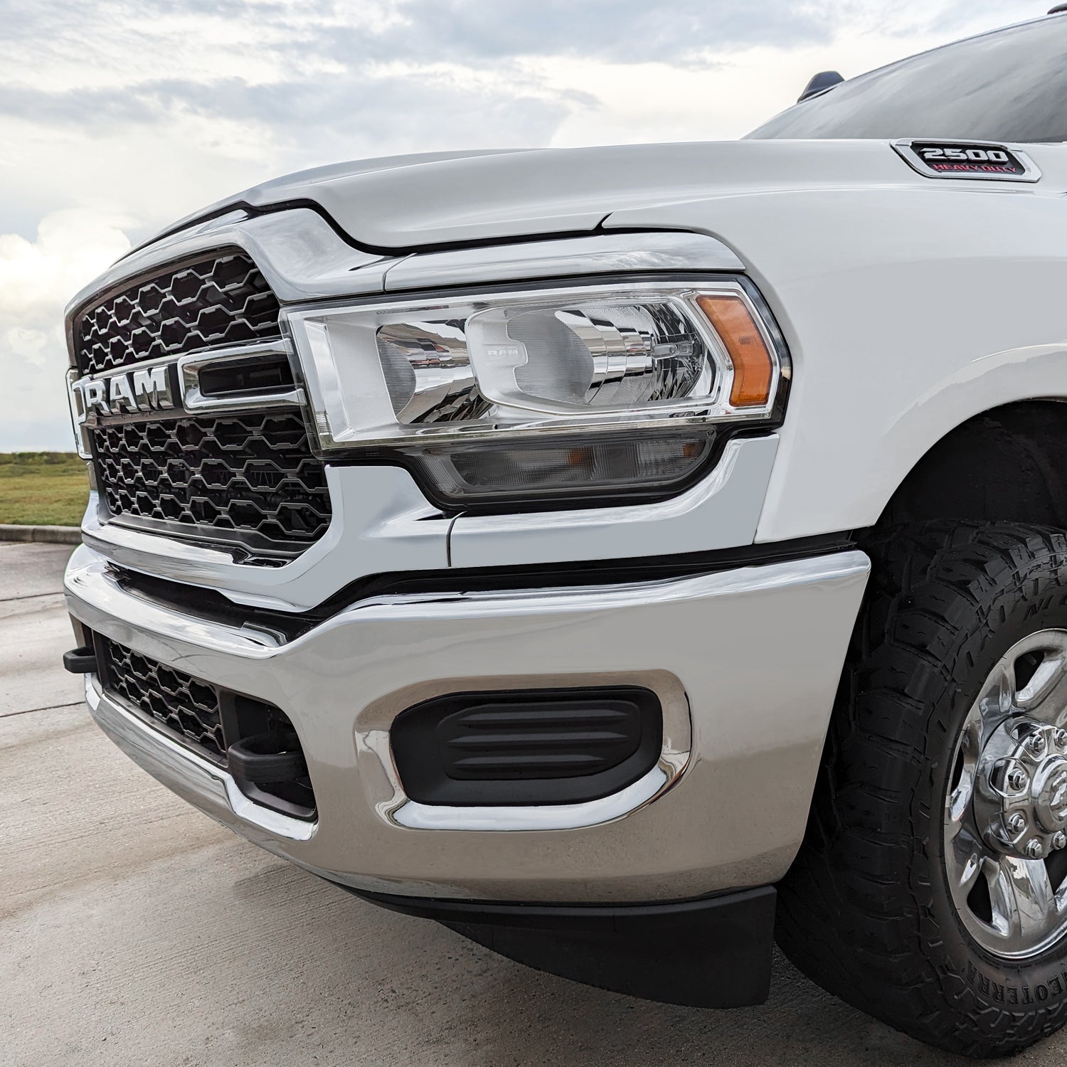 2019-2024 Dodge Ram 2500 / 3500  | Headlight Turn Signal PreCut Tint Overlays